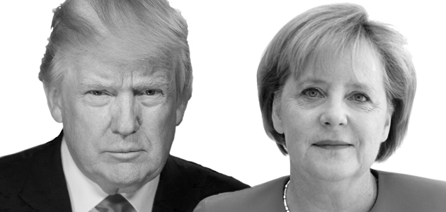 Merkel und Trump