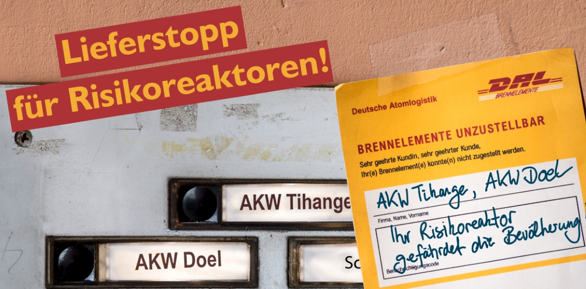 Lieferstopp für Risikoreaktoren!