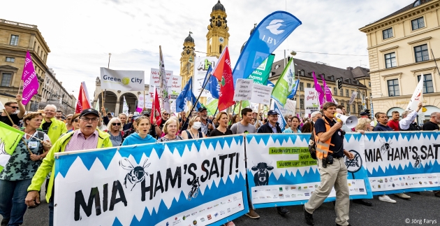 Großdemo in München: Starkes Signal vor der Landtagswahl