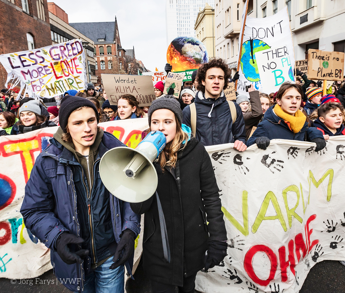 Protest gegen die Klimakrise