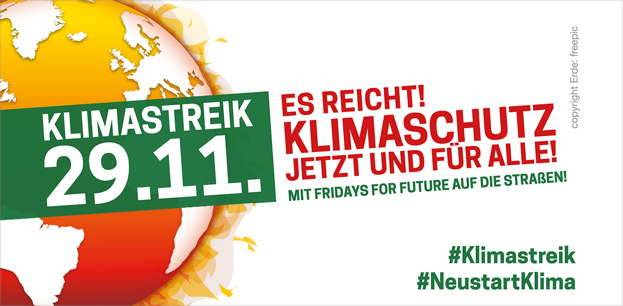 Am 29. November: #NeustartKlima!