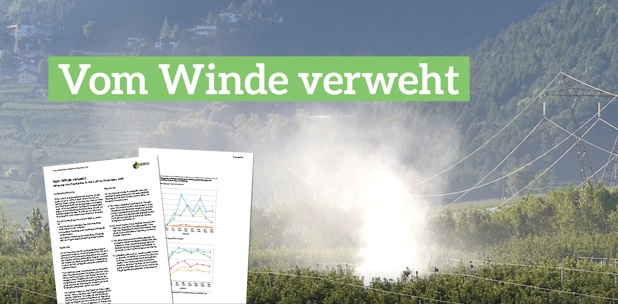 Vom Winde verweht: Pestizide in der Luft