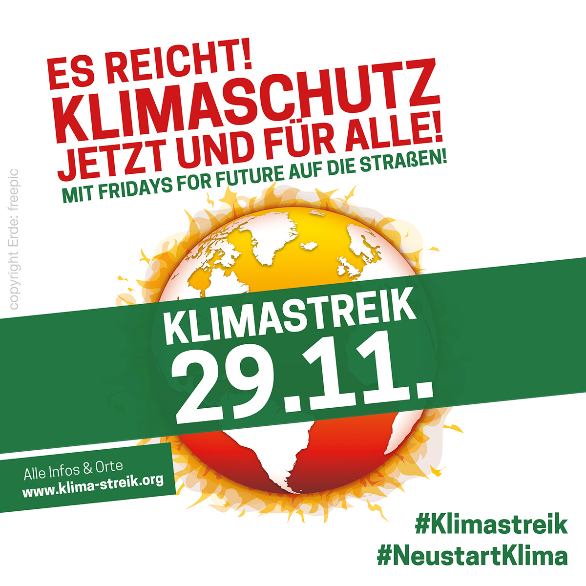 Am 29. November: #NeustartKlima