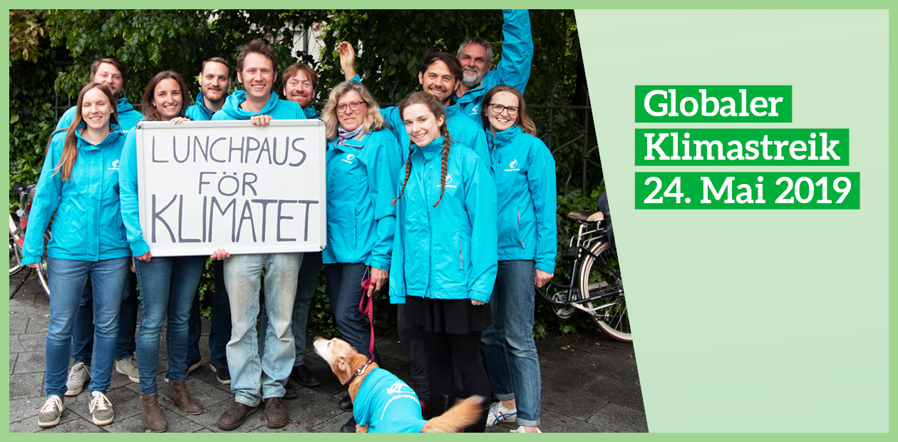 Mittagspause für das Klima: Am 24. Mai gehen wir auf die Straße!