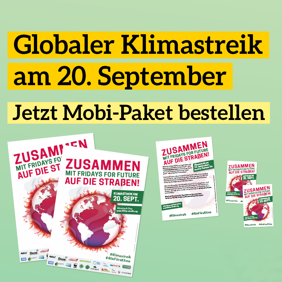 #AlleFürsKlima: Flyer & Plakate