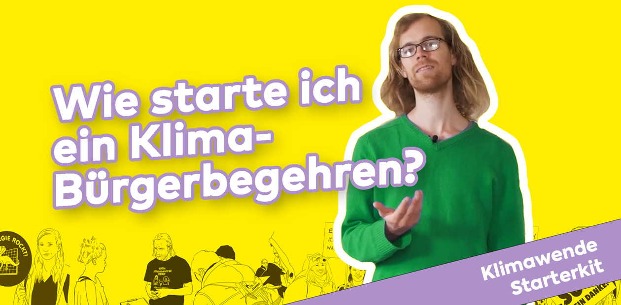 Starten sie ein Klima-Bürgerbegehren!